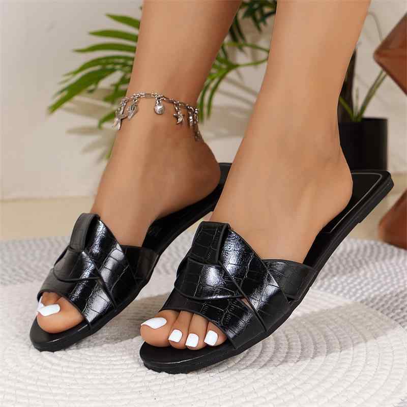 サンダル レディース 大きいサイズ ぺたんこ 編み込み ソフト底 ビーチサンダル カジュアル 普段使い ..