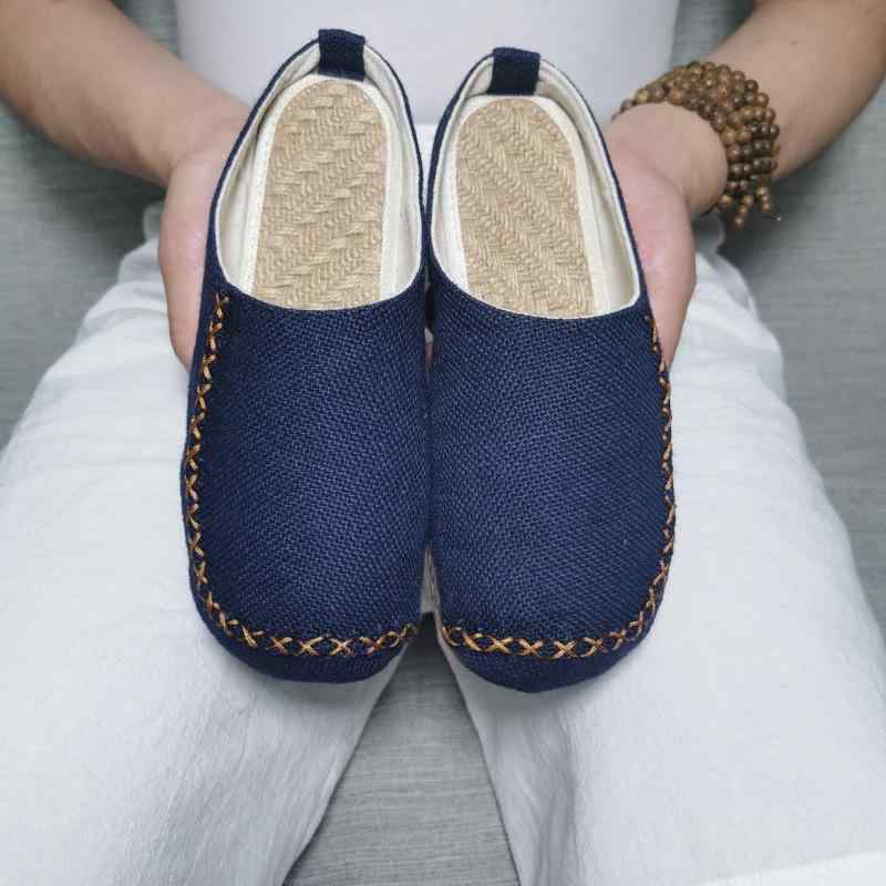 サンダル レディース 亜麻 包頭 スリッパ 春夏 編み込み 通気性 厚底 滑り止め 室内 履き ルームシューズ 普段使い かわいい2