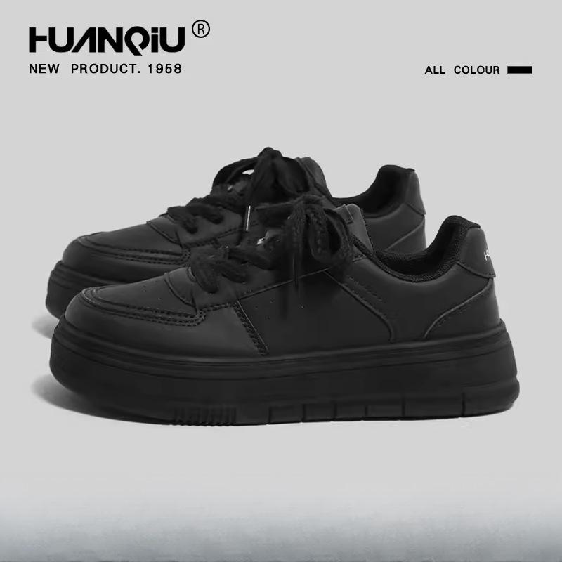 Other - スニーカー レディース 厚底 スポーツ 黒 ブラック ランニング ウォーキング 運動靴 ローカット 婦人靴 女性 春 秋 スポーティ 普段使い