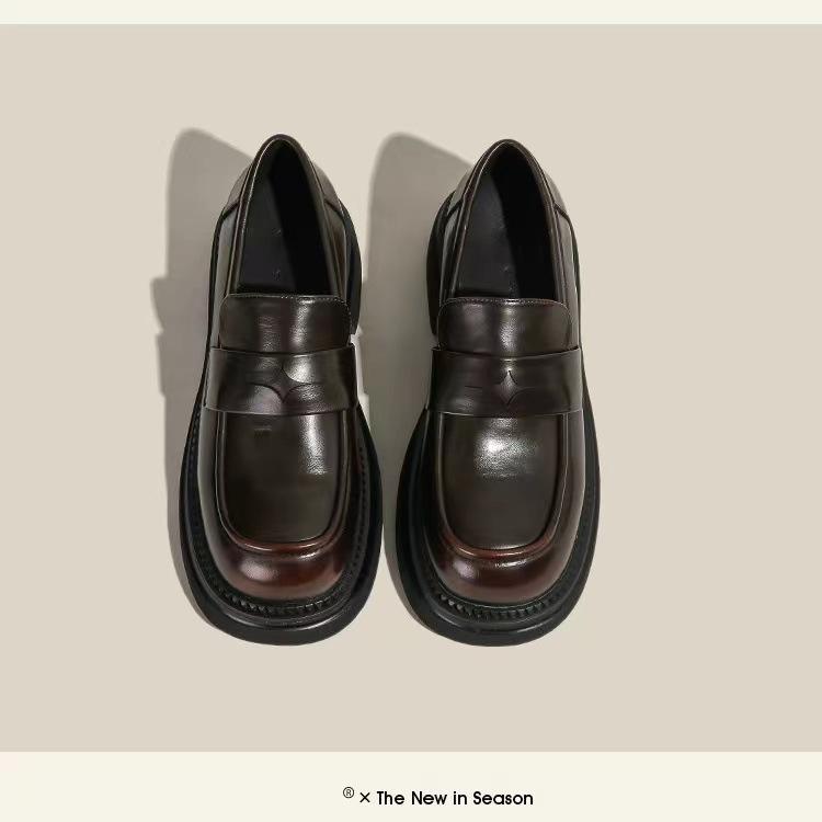 靴 レディース ローファー 春秋 ラウンドトゥ スリッポン フラットシューズ カジュアル スタンダード シンプル ベーシック 普段使い