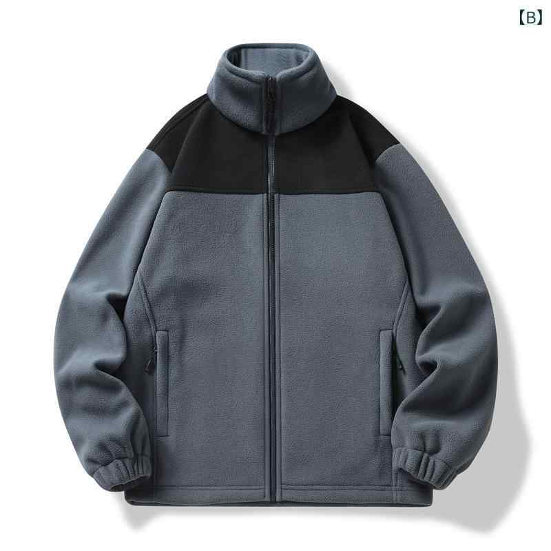 フリース メンズ 透湿 防寒 摇粒 ジャケット レディース 裏起毛 厚手 アウター