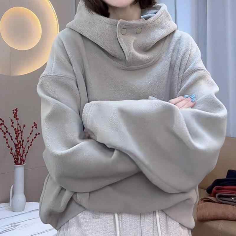 パーカー レディース 冬 長袖 トップス 保温 ゆったり 品質 かわいい あったか プルオーバー トレーナー カットソー 普段使い ルームウェア 部屋着(4.0)