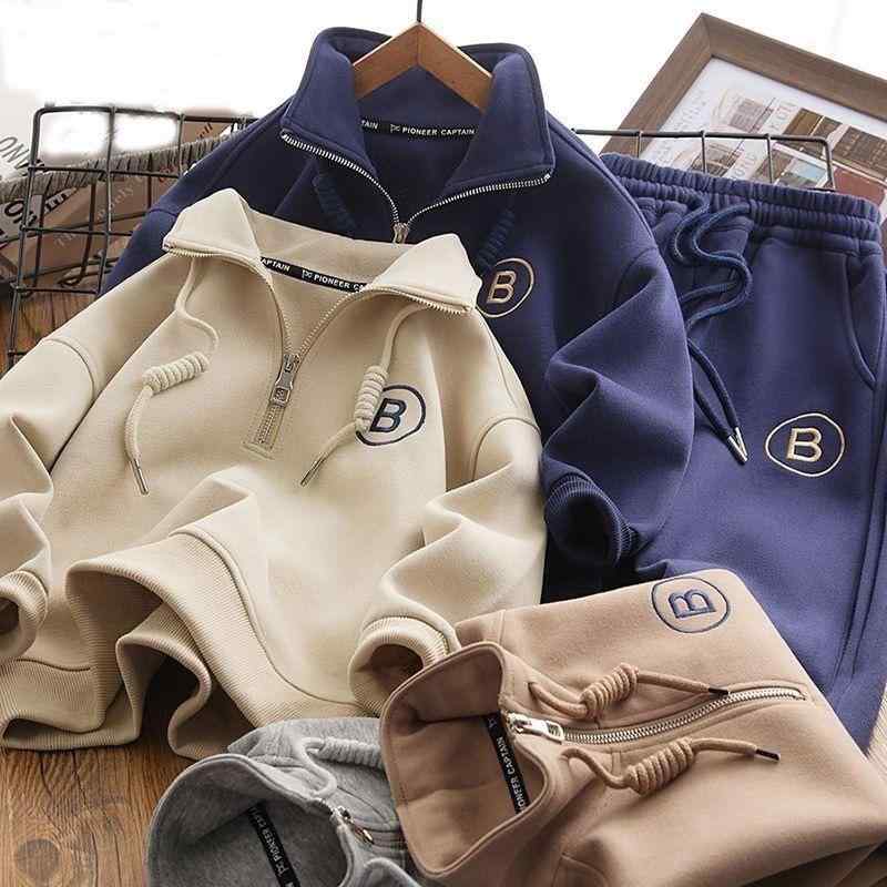 子供服 スウェット セットアップ 秋冬 男の子 ゆったり 厚手 トップス スポーツ ウ...