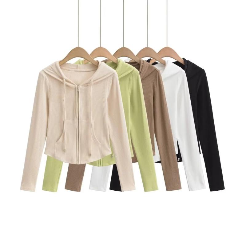 パーカー レディース 秋冬 スリム ショート丈 普段使い 部屋着 かわいい カジュアル トップス 羽織り