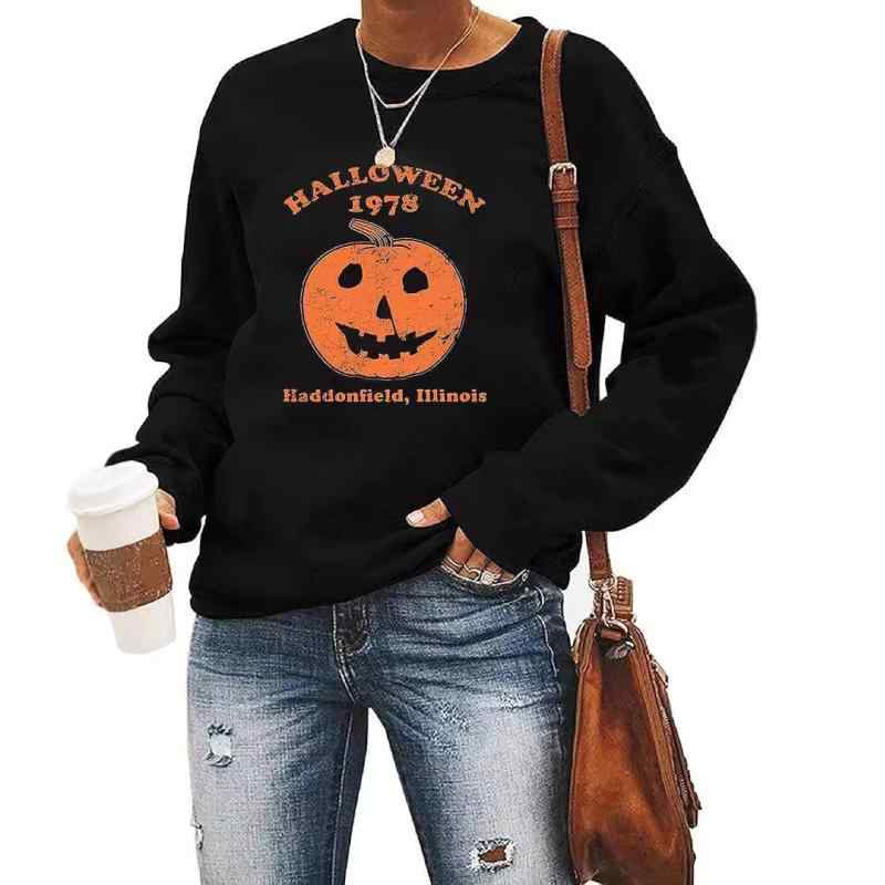 スウェット レディース ハロウィン カボチャ柄 トレーナー 秋冬 長袖 普段使い 部屋着 かわいい