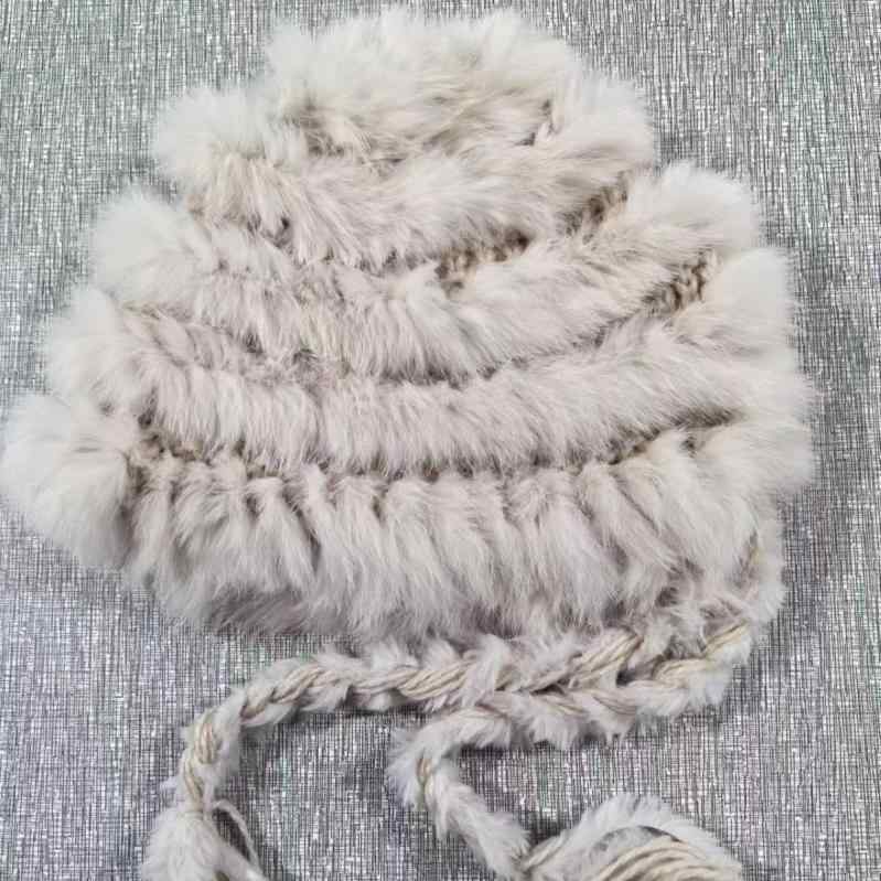 帽子 レディース 秋冬 ニット帽 防寒 厚手 小顔効果 耳あて付き 三つ編み ケーブル編み ふわふわ かわいい あったか モヘア ウール2