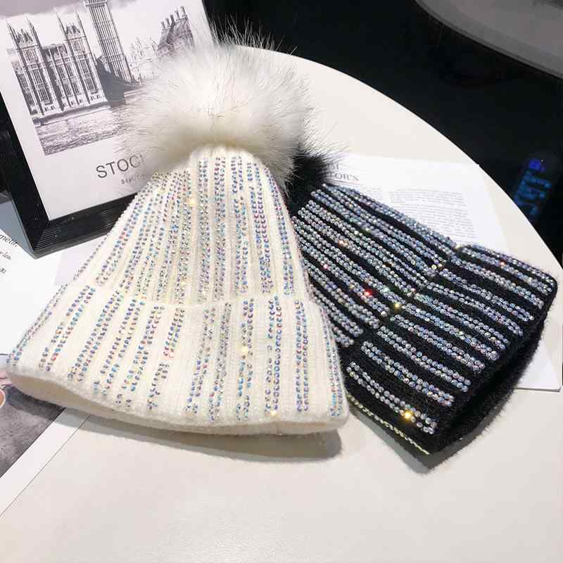 ニット帽子 レディース かわいい 風 毛糸 暖かい 防寒 秋冬