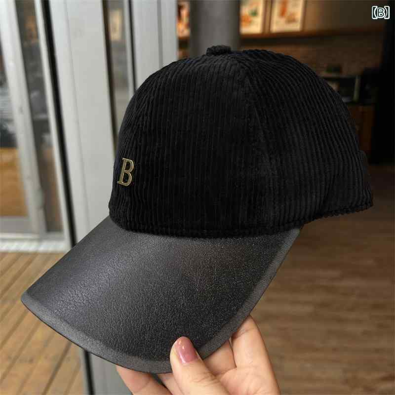 帽子 レディース 秋冬 コーデュロイ 野球帽 おしゃれ カジュアル 保温 小顔効果 キャップ メンズ2