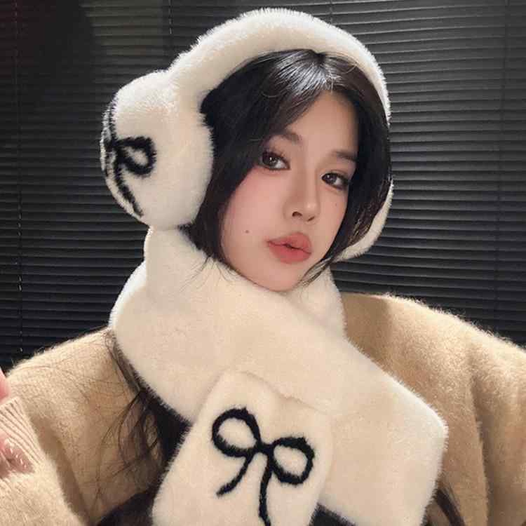 イヤーマフ レディース バタフライ 折りたたみ式 耳当て 防寒対策 寒さ対策 厚手 イヤーウォーマー あったか かわいい おしゃれ(4.0)