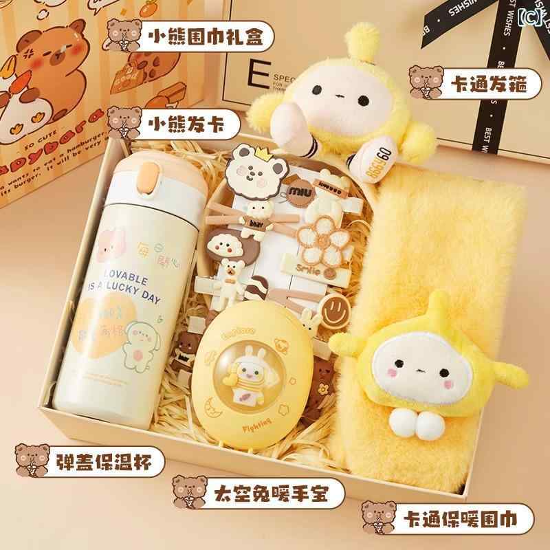 手袋 マフラー ギフトセット 女の子 子供用 新年 誕生日 プレゼント 実用的 かわいい 防寒 秋冬 あったか 3