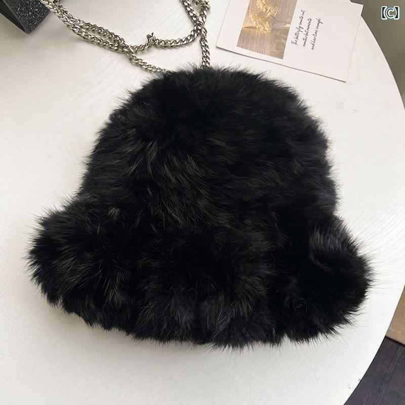 帽子 レディース 秋冬 ニット帽 ウサギ ファー あったか 防寒 耳当て ケーブル編み 小顔効果 かわいい ふわふわ もこもこ 暖かい 毛糸 漁師帽 ハット2