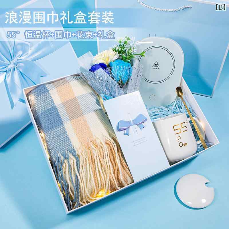 マフラー ギフト レディース 豪華感 実用的 冬 贈り物 ショール 襟巻き 女性 友人 かわいい 惊喜 プレゼント