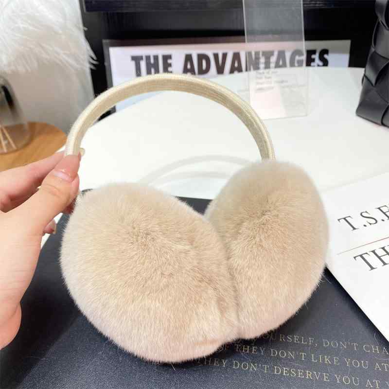 イヤーマフ レディース 秋冬 伸縮性 ファー 耳当て イヤーウォーマー 防寒 あったか ふわふわ かわいい..