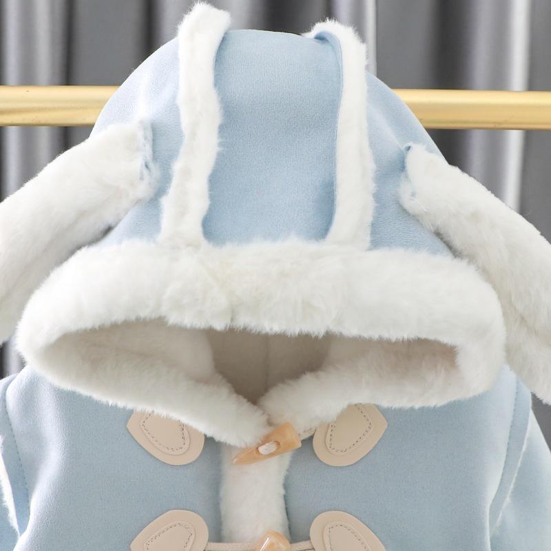 Coat - 子供服 ガールズ 秋冬 裏起毛 厚手 ジャケット PUレザー アウター かわいい おしゃれ