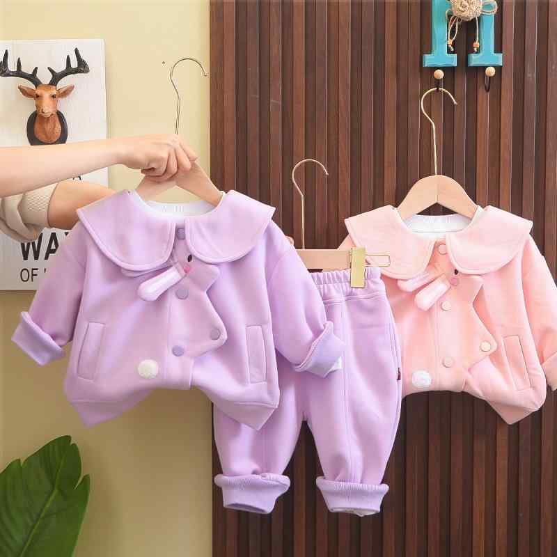 아이복 소녀 춘추 3세 6세 귀여운 3점 세트 탑스 스커트