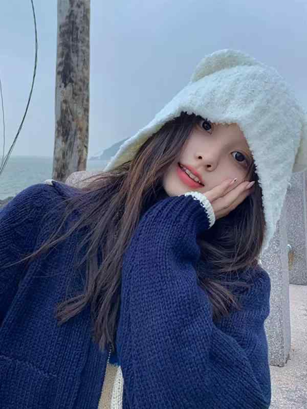 帽子 レディース 漁夫帽 バケットハット 防寒 あったか 小顔効果 かわいい クマ耳付き 無地 シンプル 秋冬