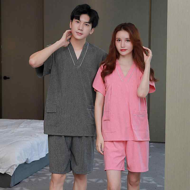 ルームウェア 男女兼用 パジャマ ホテル 温泉 サウナ バスローブ リラックス ウェア マッサージ スパ ..