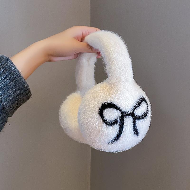 イヤーマフ レディース かわいい 耳あて 秋冬 防寒 保温 寒さ対策 冷え対策 ふわふわ ファー 自転車 バイク 通勤 通学