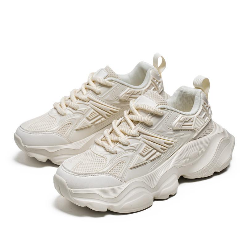 スニーカー メンズ 厚底 ダッドスニーカー ランニングシューズ スポーツシューズ ローカット メッシュ 運動靴 普段使い