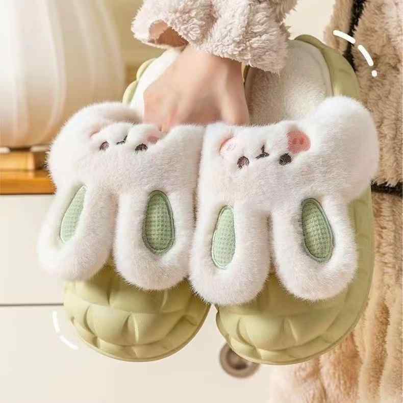 ルームシューズ レディース かわいい 秋冬 防水 滑り止め 暖かい 洗える カップル スリッパ