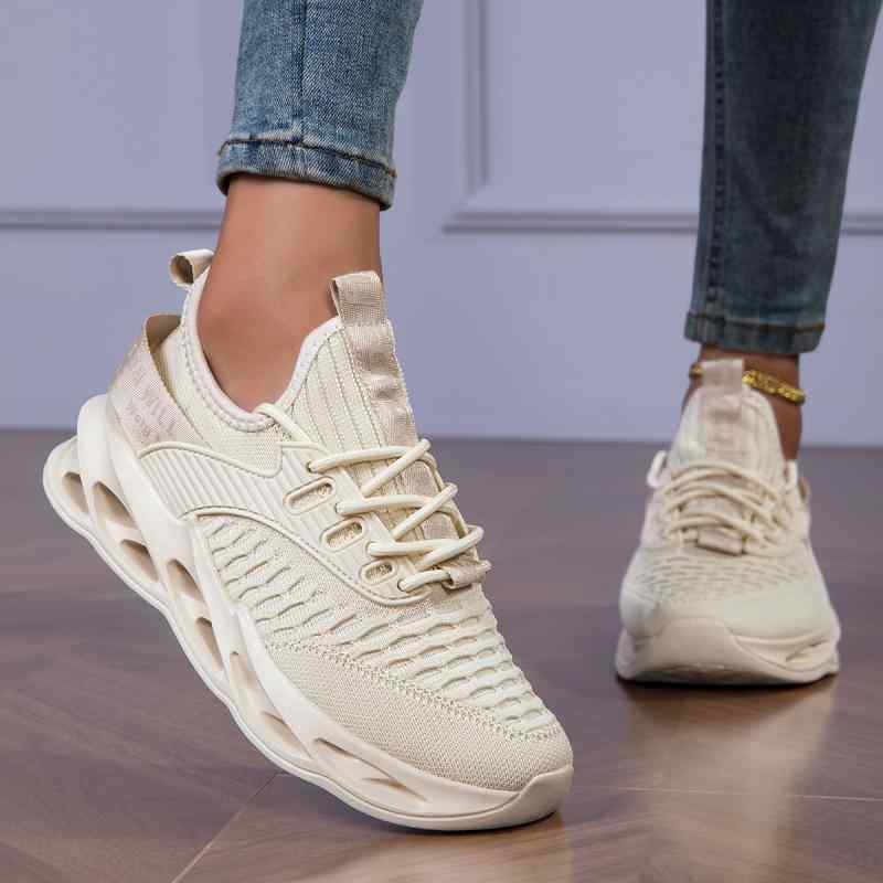 スニーカー レディース スニーカー 白色 イングランド風 ブレード レースアップ スポーツ スニーカー ..