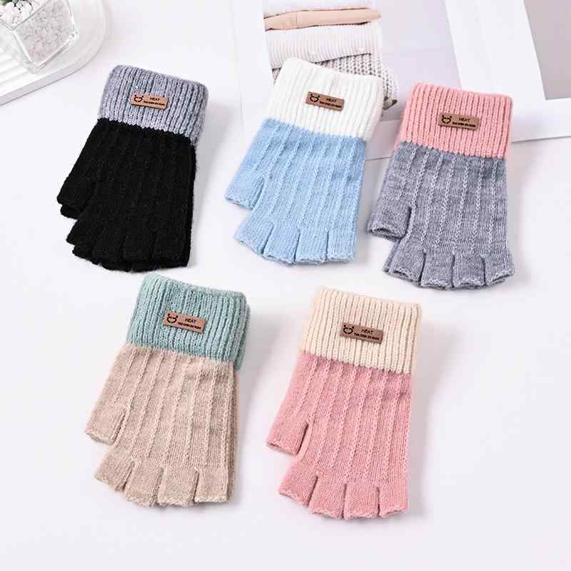 手袋 レディース 秋冬 スマートフォン対応 防寒 グローブ ニット 裏起毛 あったか 自転車 バイク 通勤 通学 かわいい