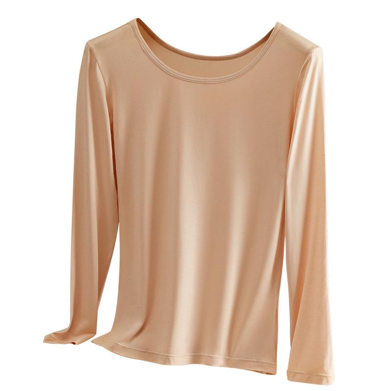 インナー レディース 秋冬 接触冷感 あったかインナー 長袖Tシャツ 保温性 無縫製 肌着 ストレッチ 伸..