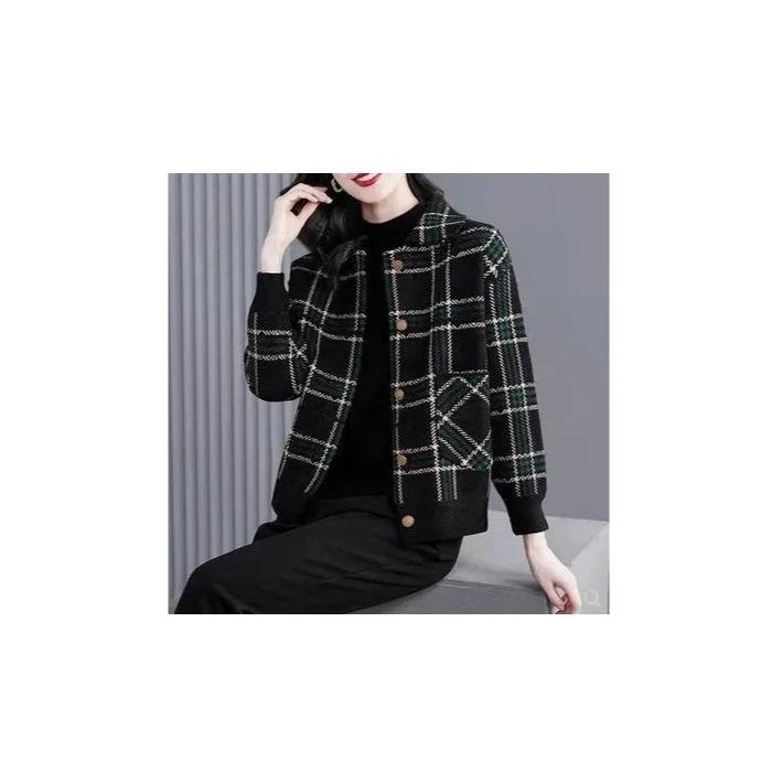 コート レディース ショート丈 秋冬 黒 ゆったり アウター カジュアル 毛織 ウール 上着 高級感 きれいめ