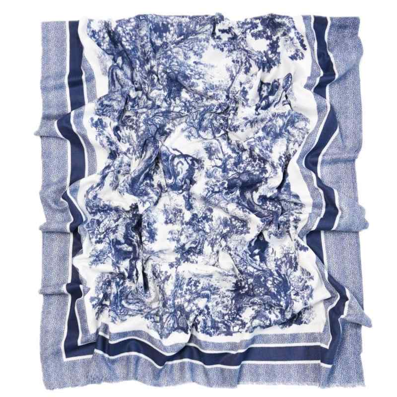 スカーフ レディース 2024秋冬 中国風 シルク ベルベ