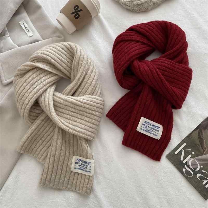 マフラー レディース ニット 秋冬 韓国風 高見え 差し色 防寒 クリスマス プレゼント ギフト