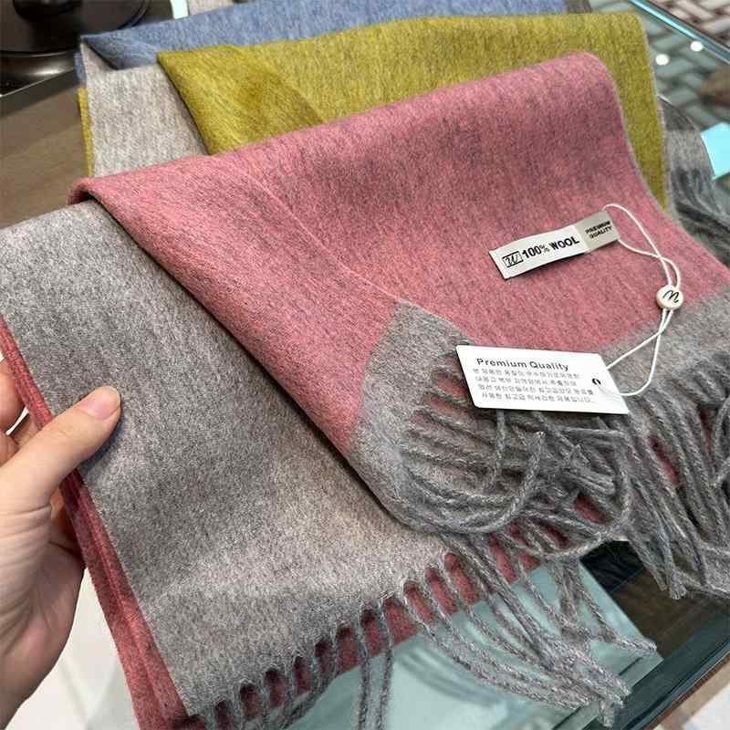 マフラー ウール レディース メンズ 男女兼用 秋冬 ファッション小物 防寒 あった...