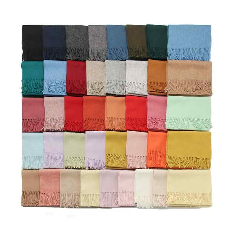 マフラー レディース メンズ ウール 秋冬 無地 保温 ショール ストール 内モンゴル産 全羊毛 あったか 暖かい2