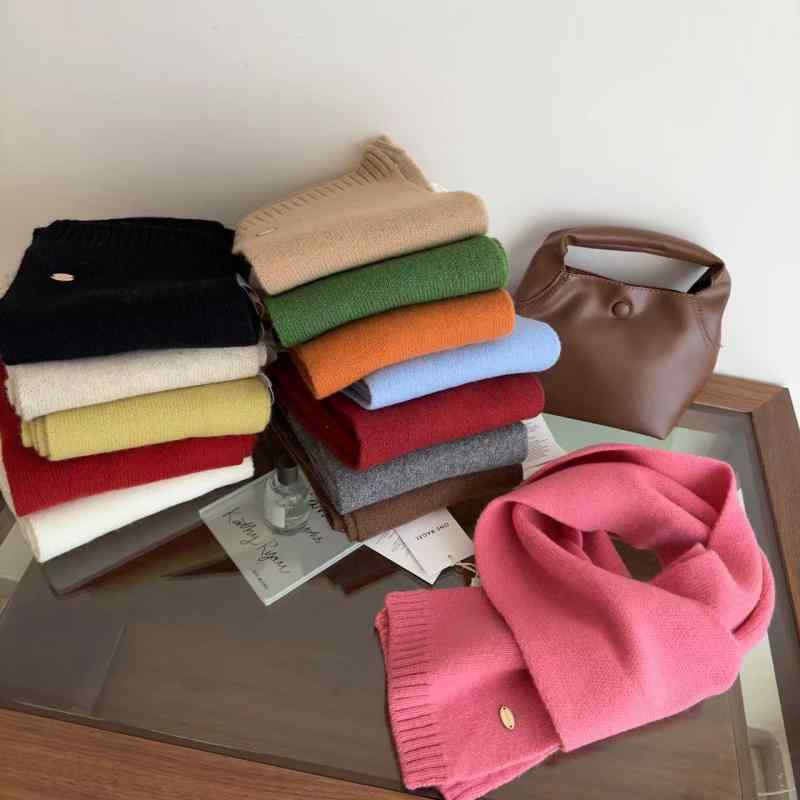 マフラー レディース 秋冬 ウール100% レッド 赤色 日本製 学生 防寒 暖かい 細め ストール ネックウォーマー カップル お揃い ペア 日系 おしゃれ かわいい2