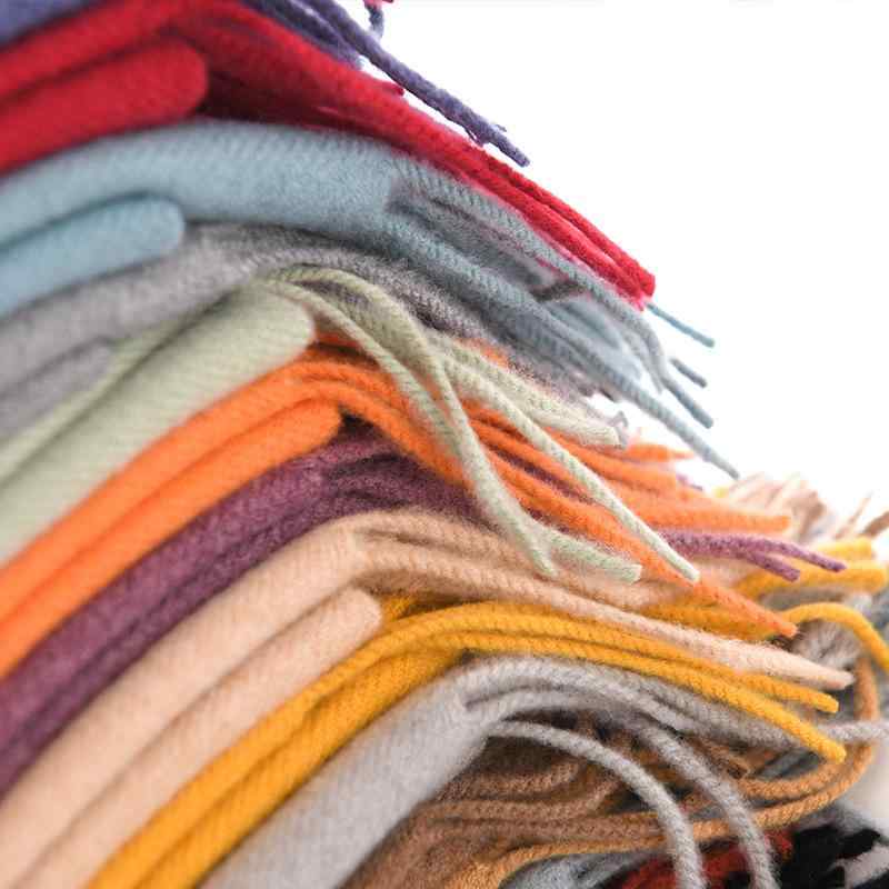 マフラー レディース 秋冬 大判 カシミヤタッチ ストール 厚手 無地 防寒 ショール 膝掛け ブランケット ひざかけ 肩掛け あたたかい 韓国風 ファッション