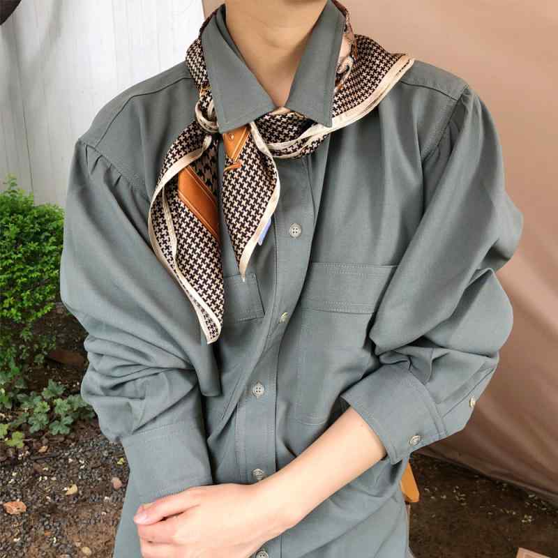 スカーフ レディース シルク 100% 千鳥格子柄 ネックウォーマー ストール 襟巻き UVカット 紫外線対策 日焼け防止 首元 защиты 通勤 フォーマル オフィス ギフト プレゼント2