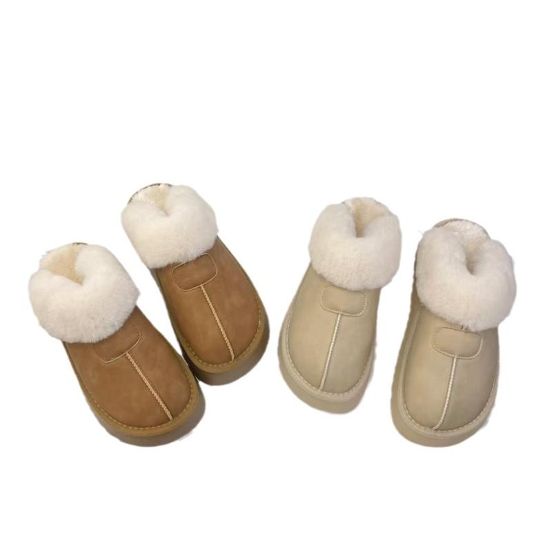 サンダル レディース 秋冬 ファー 厚底 スノーブーツ スリッパ ルームシューズ 暖かい 履きやすい かわいい 歩きやすい 防寒 滑り止め 外履き 室内履き
