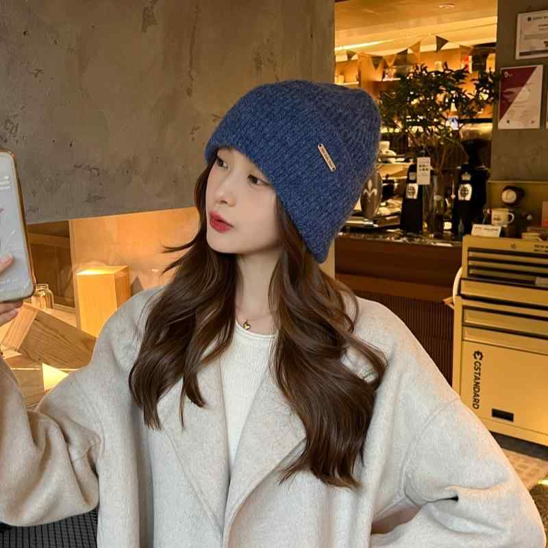 帽子 レディース 秋冬 ウール 暖かい かわいい キャンディカラー 韓国風 防寒