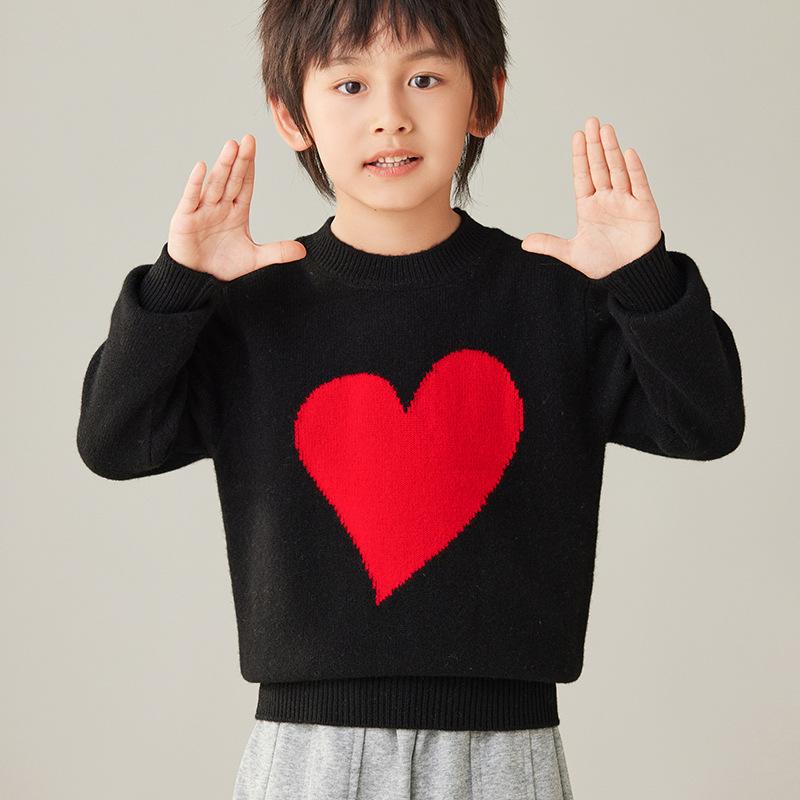 子供用 ニットセーター 男女兼用 純羊毛 アニマル柄 厚手 トップス 秋冬用 通年着用可能・カテゴリ: 童毛衣・スタイル: 百搭・主な素材: 羊毛100%・ネックライン: 丸首・袖丈: 長袖・デザイン要素: スポーツ、田園風、可愛らしさ、配色、トレンド・カラー展開: ホワイト、ブラック、グレー・サイズ展開: 100cm, 110cm, 120cm, 130cm, 140cm, 150cm, 160cm, 170cm・対象年齢: 中大童(8歳以上)・厚さ: 普通