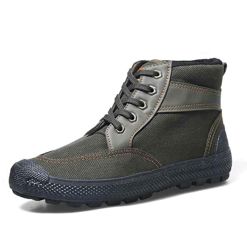 2靴 メンズ 作業靴 高帮 防水 登山靴 厨房靴 ワークシューズ レインシューズ