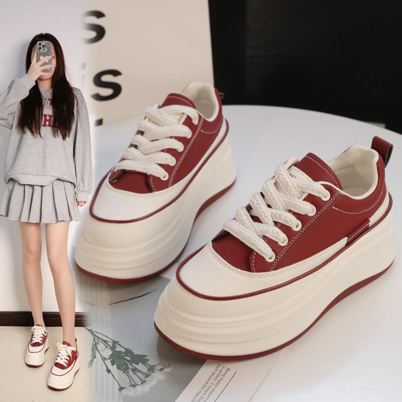 スニーカー レディース 厚底 韓国 白 靴 シューズ スポーツ 運動靴 カジュアル 学生 軽量 歩きやすい