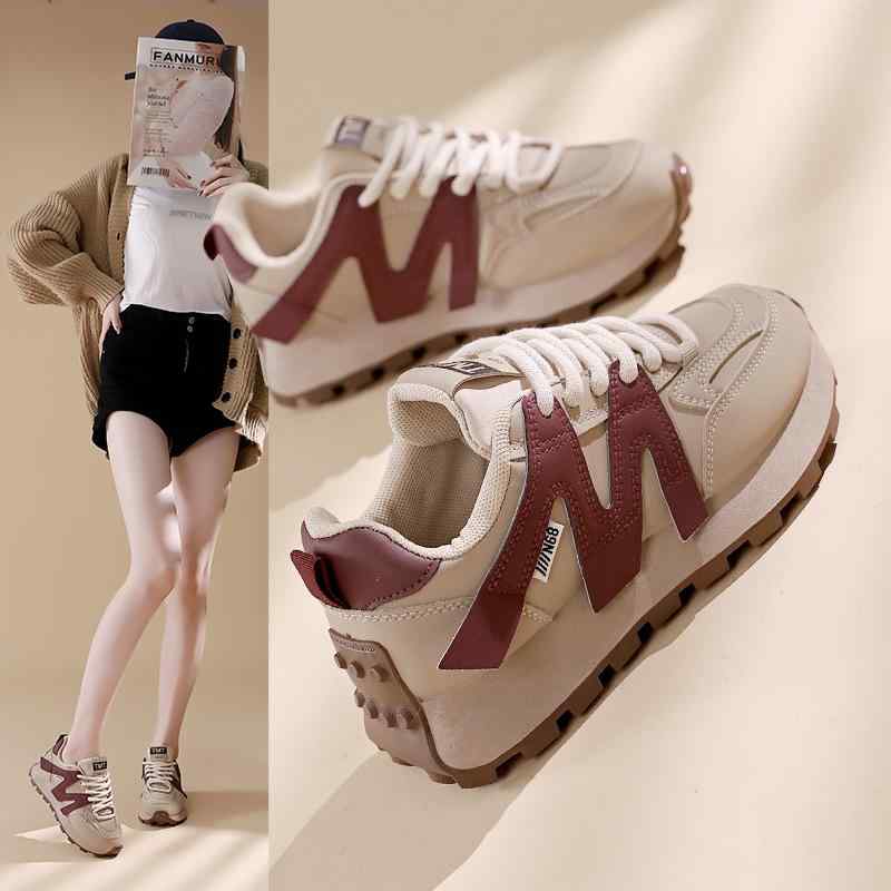 スニーカー レディース 春秋 学生 ランニング スポーツ 運動靴 カジュアル 厚底 普段使い