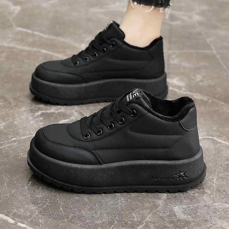 靴 レディース 秋冬 加絨 綿靴 厚底 暖かい 雪地靴 スポーツ カジュアル 普段使い