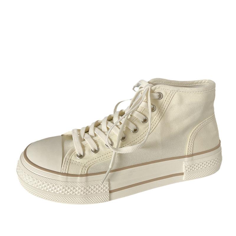 スニーカー レディース 厚底 キャンバス シューズ スカート 白 疲れない 歩きやすい かわいい おしゃれ カジュアル 春夏