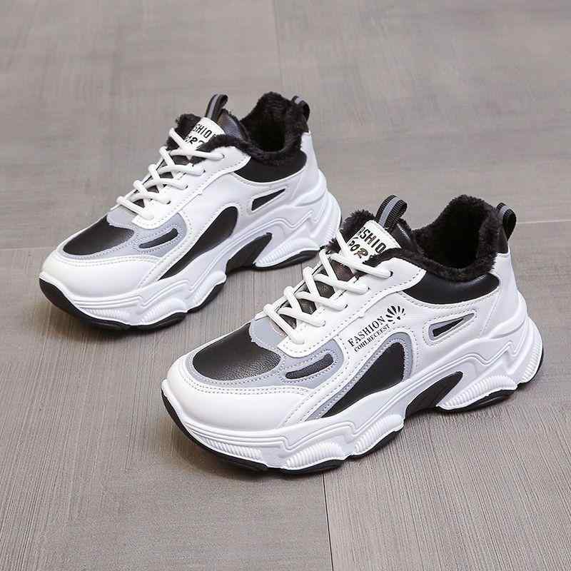 スニーカー レディース 秋冬 学生 厚底 暖かい 防寒 スポーティー カジュアル
