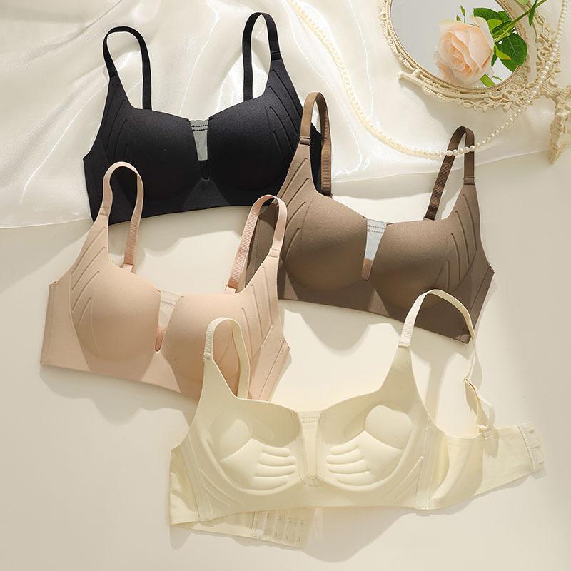 ブラジャー 学生 レディース 無痕 寄せ 集め 手のひら マッサージ カップ 一体型 外 व्यापार2