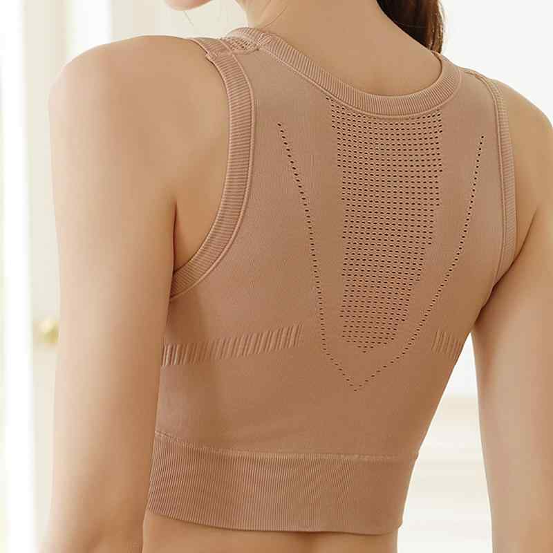 スポーツブラ レディース ランニング 揺れにくい スポブラ 一体型 固定カップ ハイサポート 耐衝撃 トレーニング ヨガ フィットネス ウェア ノンワイヤー 美背