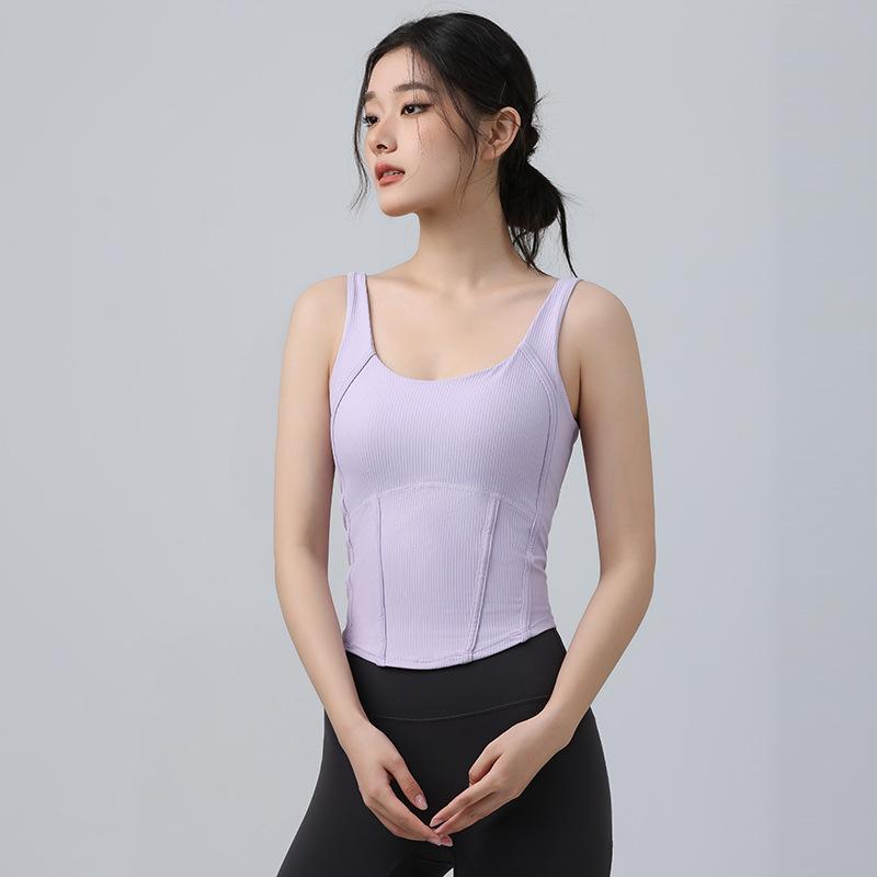 スポーツブラ レディース 揺れにくい スポブラ দৌঁড় アウトドア ヨガ インナー ウェア ノースリーブ トップス 高強度 吸汗速乾 防振性