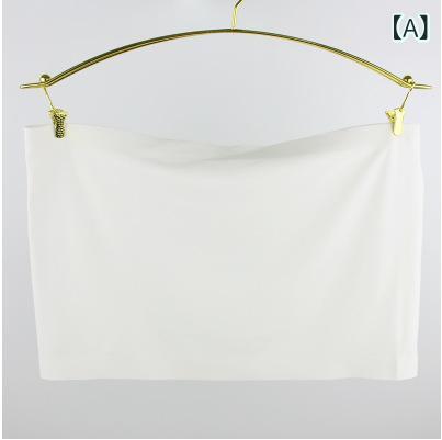 ブラジャー レディース ノンワイヤー 無縫製 接触冷感 チューブトップ ストラップレス インナー ずれに..