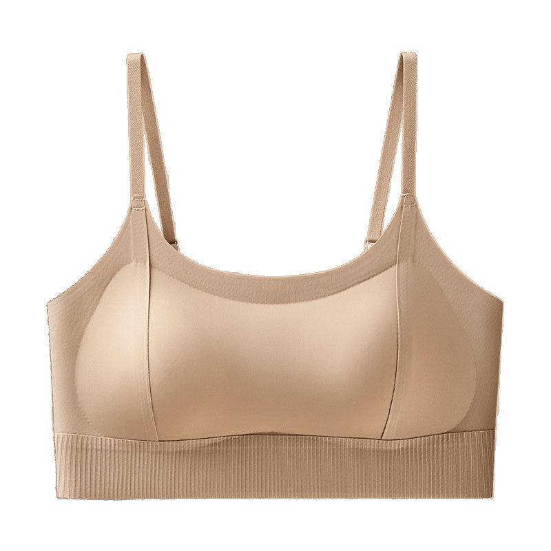 ファンデーション レディース ブラジャー 厚手 固定 一体型 バストパッド 小胸 美胸 クロスバック チューブトップ(4.0)