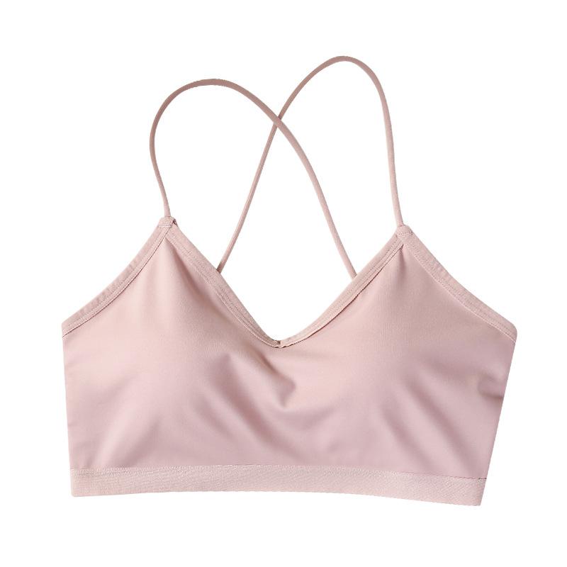 ブラトップ レディース 接触冷感 ノンワイヤー カップ付き インナー チューブトップ スポーツ 背中見せ ズレにくい